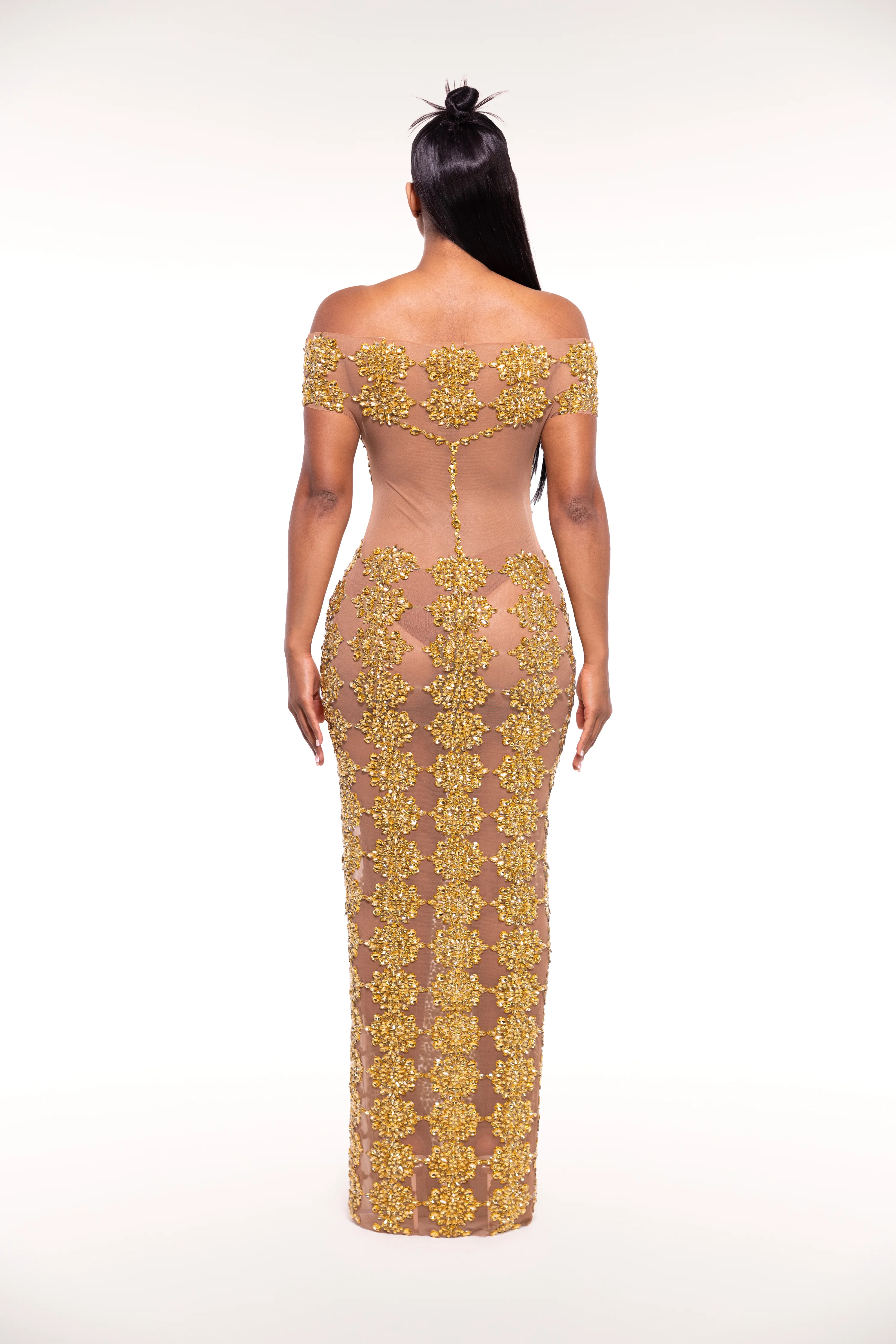 Gold Leaf Dress - Image 6