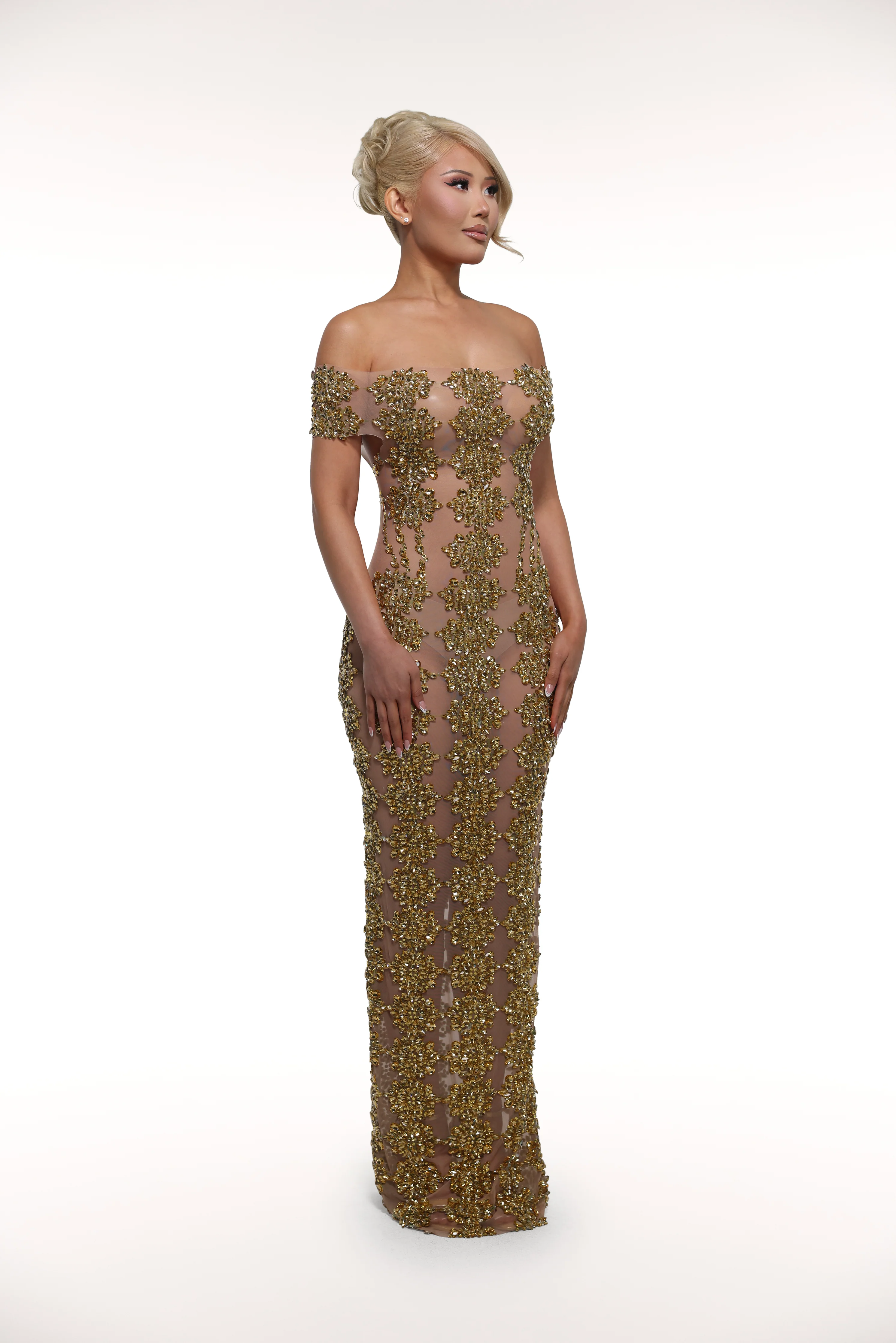 Gold Leaf Dress - Image 7