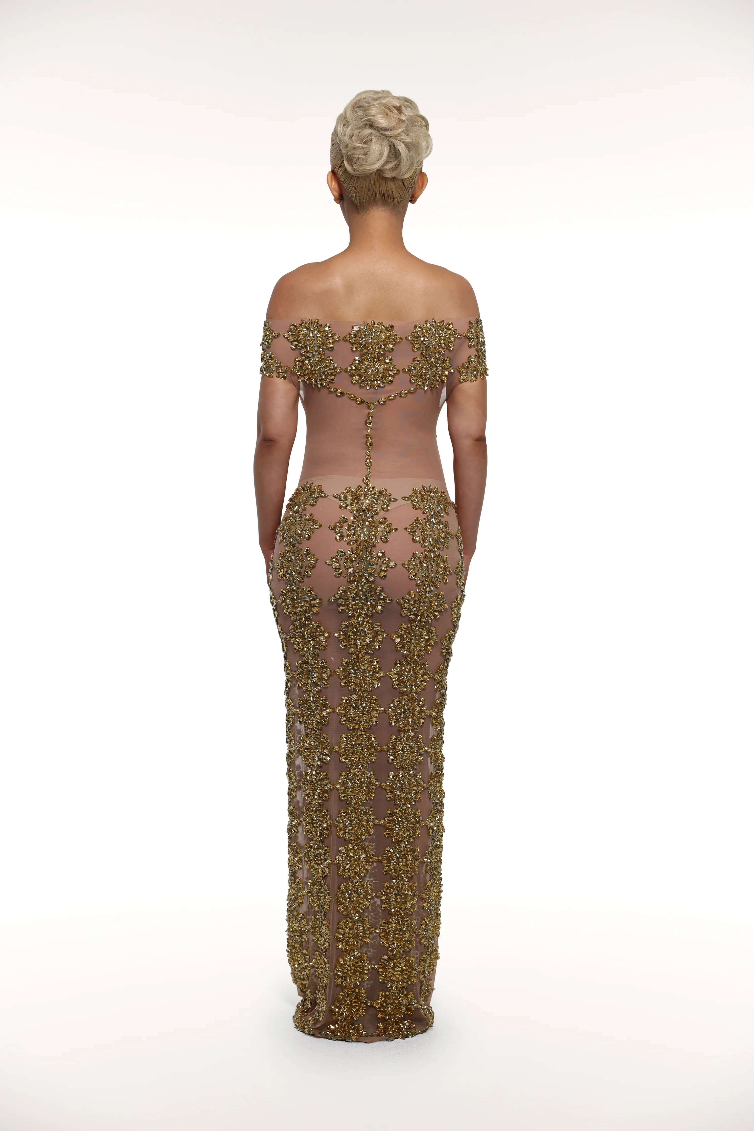 Gold Leaf Dress - Image 8