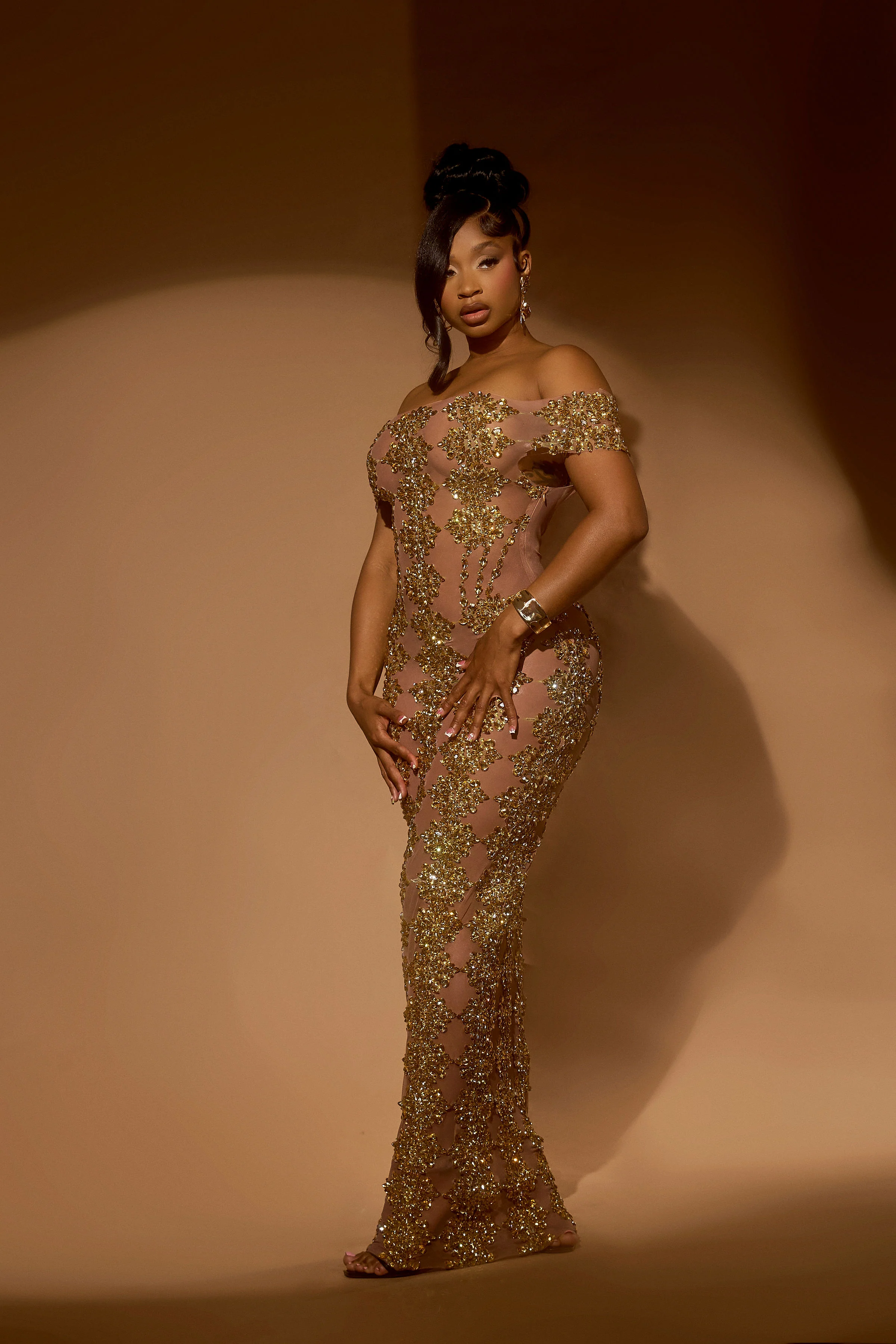 Gold Leaf Dress - Image 9